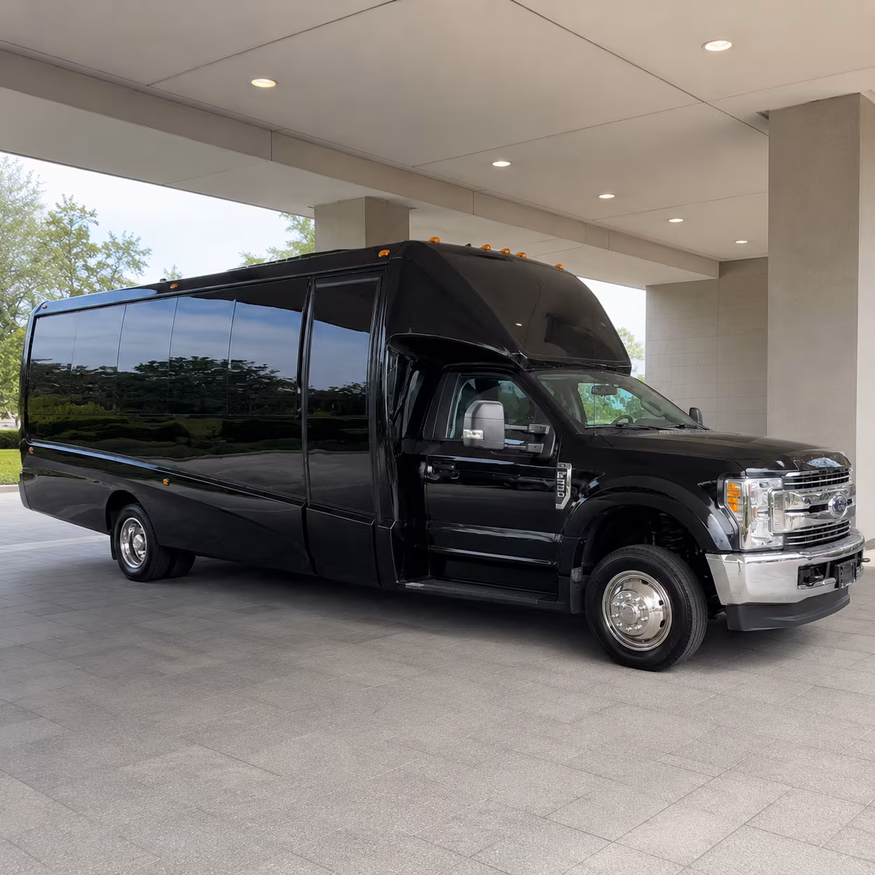 Cape Coral Private Event Transportation party bus exterior