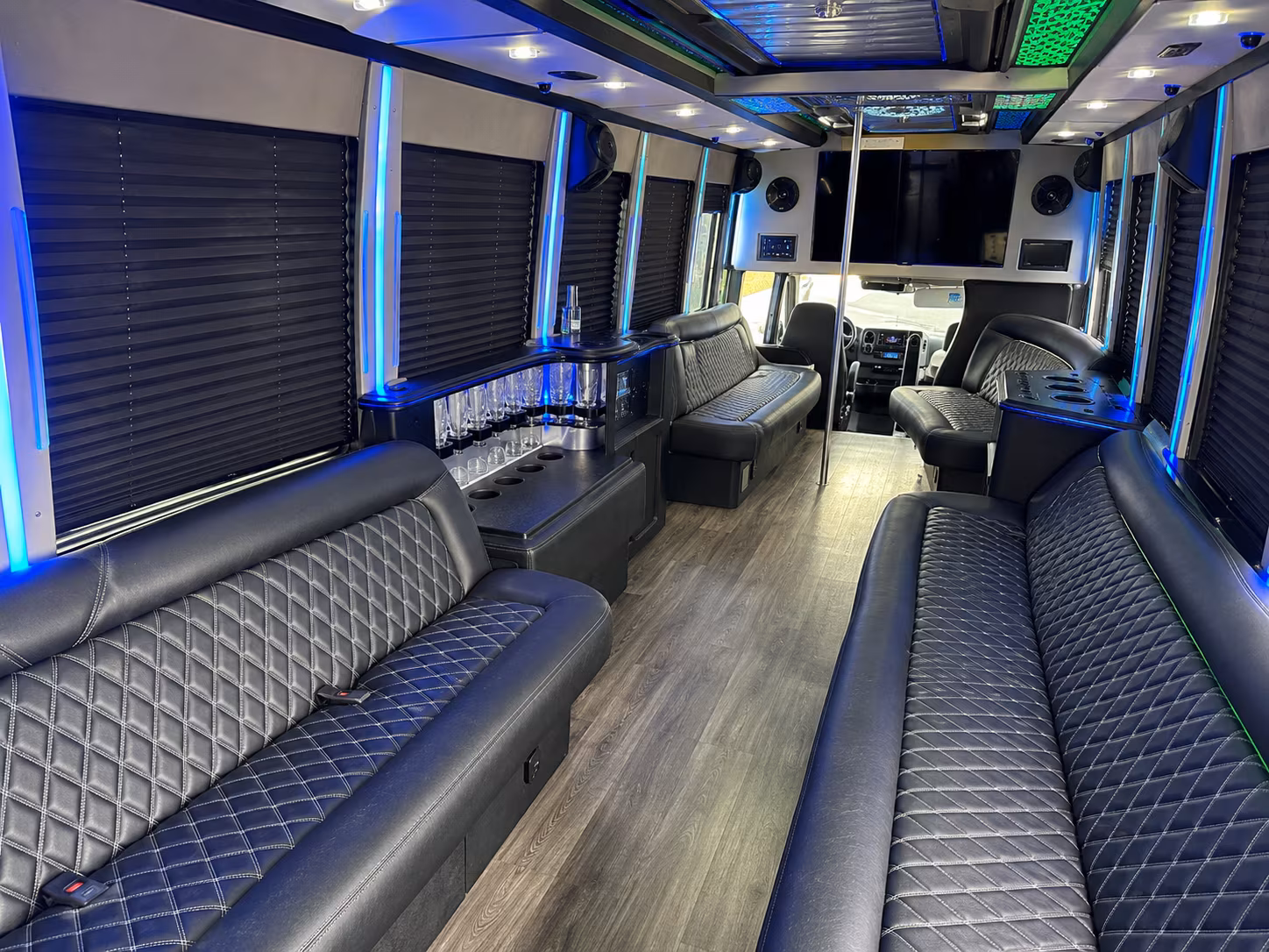 Cape Coral Prom & Homecoming Transportation party bus exterior