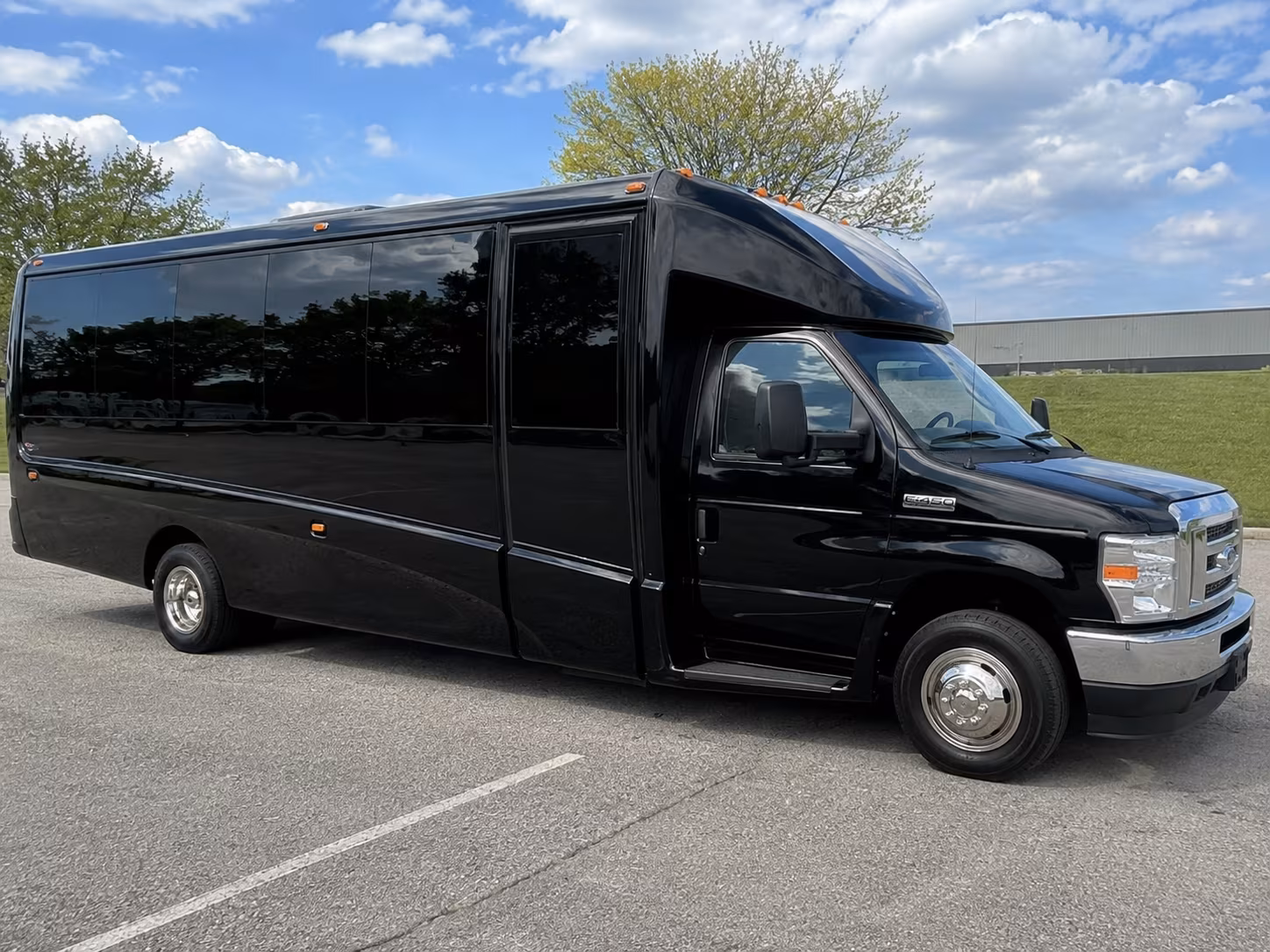Cape Coral School Event Transportation party bus exterior