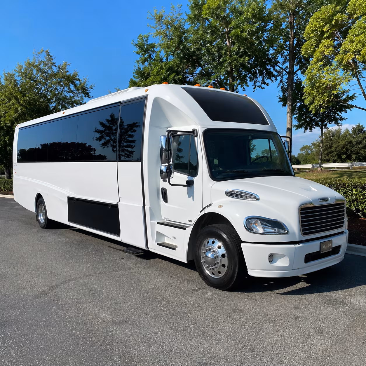Cape Coral Sporting Event Transportation party bus exterior