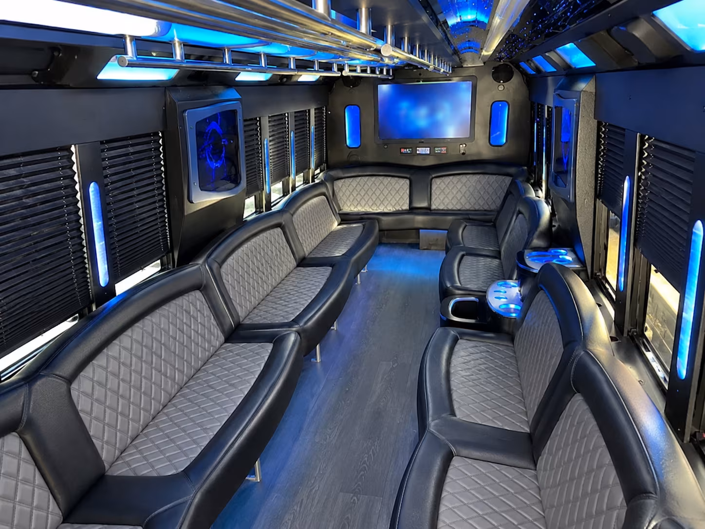 Cape Coral Sporting Event Transportation party bus exterior