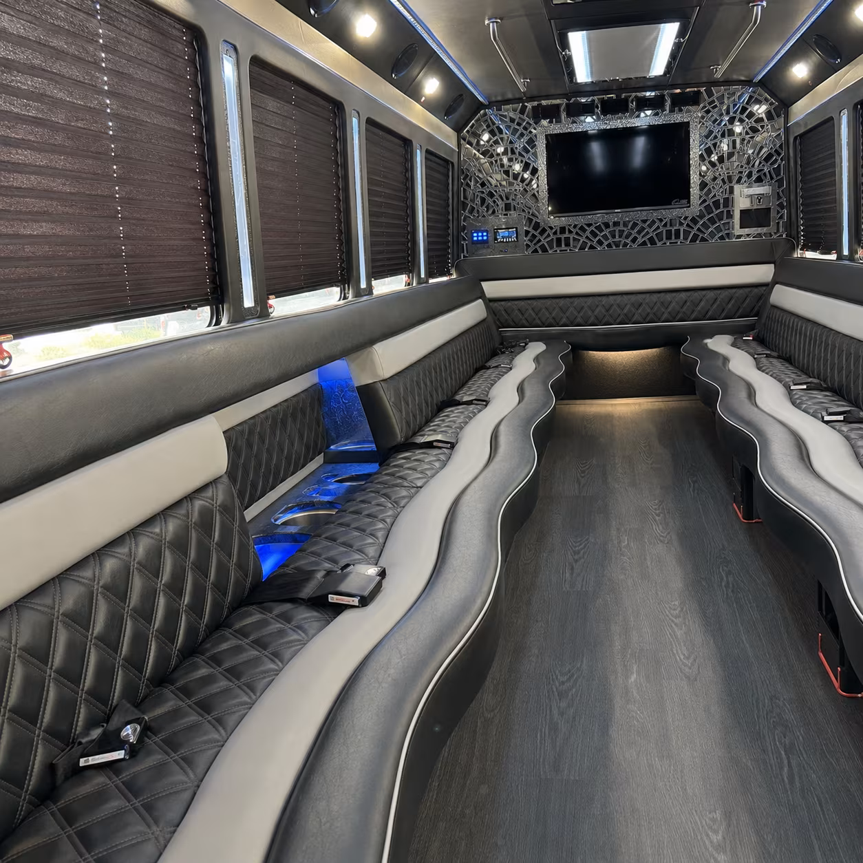 Cape Coral Wedding Transportation party bus exterior