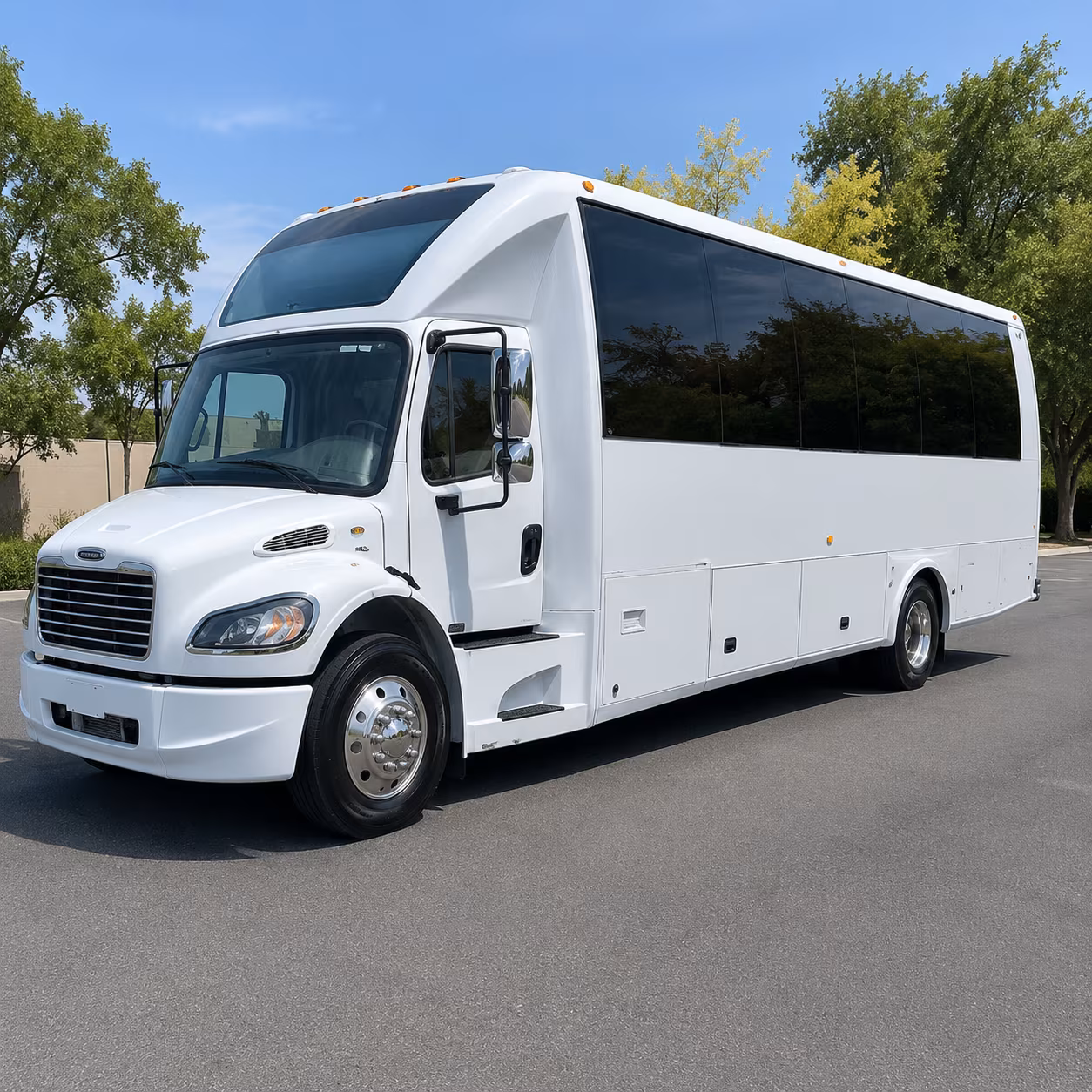 Cape Coral Wedding Transportation party bus exterior