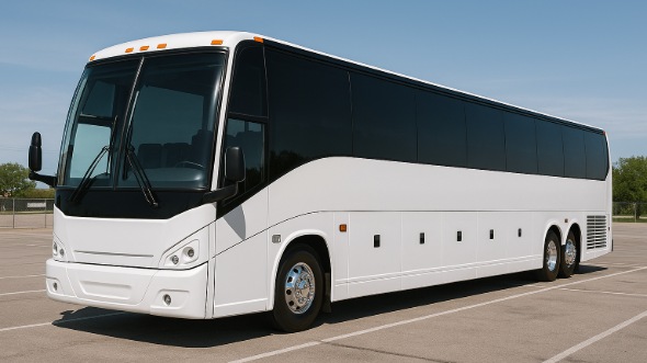 Exterior of Charter Bus Company Brandon's 50 Passenger Party Bus in Brandon
