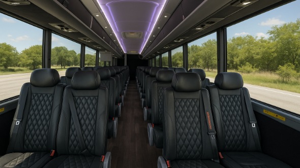 25 passenger minibus interior